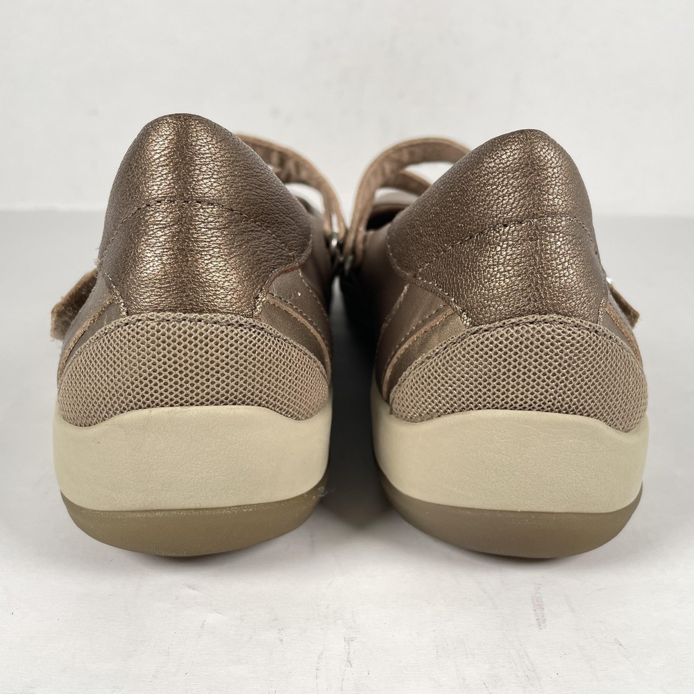 Earth Kara Newton Shoes Womens Size 11 M Platinum Mary Jane Leather Comfort - Picture 6 of 11